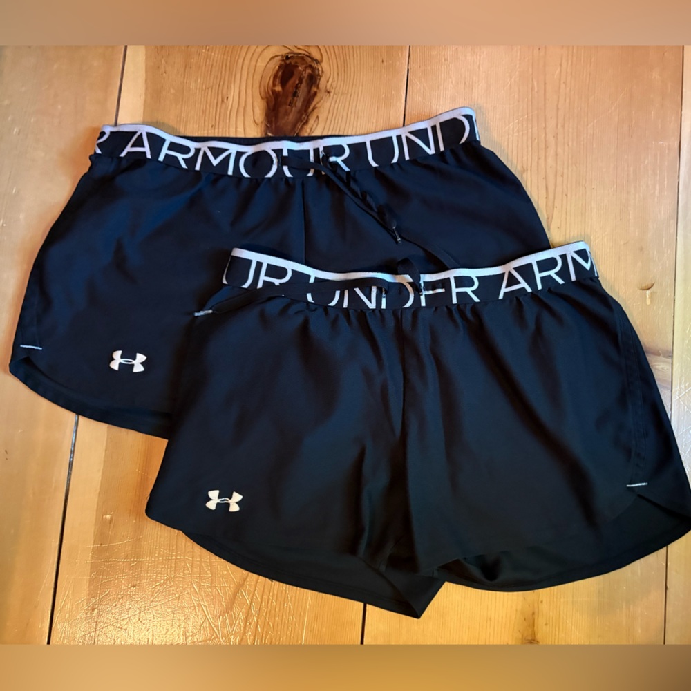 Under Armour Black Women Shorts